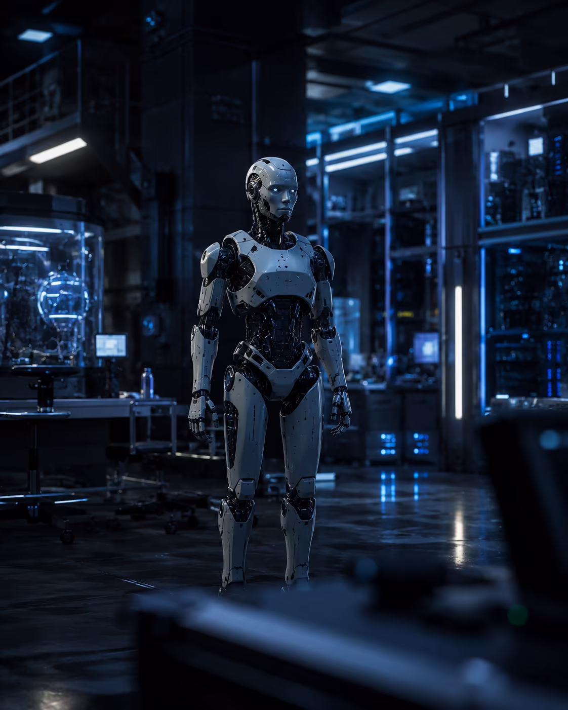 AI tech faceless video style - Anarch